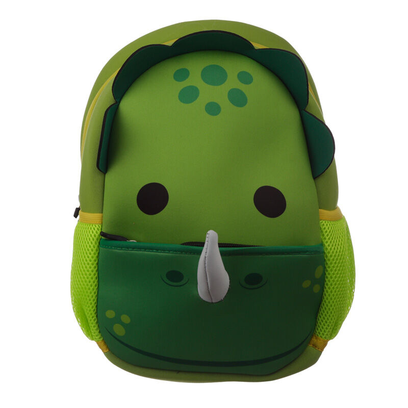 Kids School Neoprene Rucksack Backpack - Adoramals Dinosaur