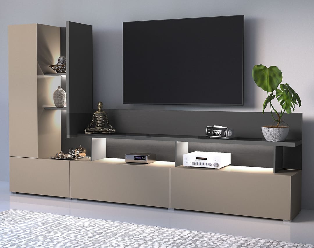 Serio Entertainment Unit - Congo / 270cm - Wall