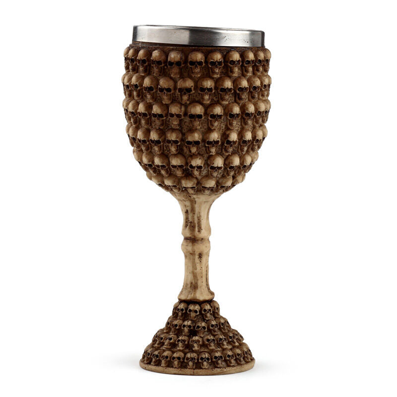 Decorative Goblet - Multi Skull