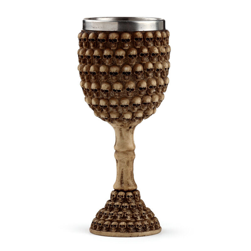 Decorative Goblet - Multi Skull