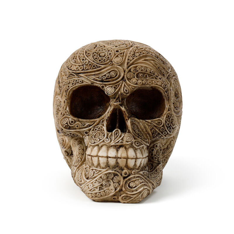 Damask Skull Ornament