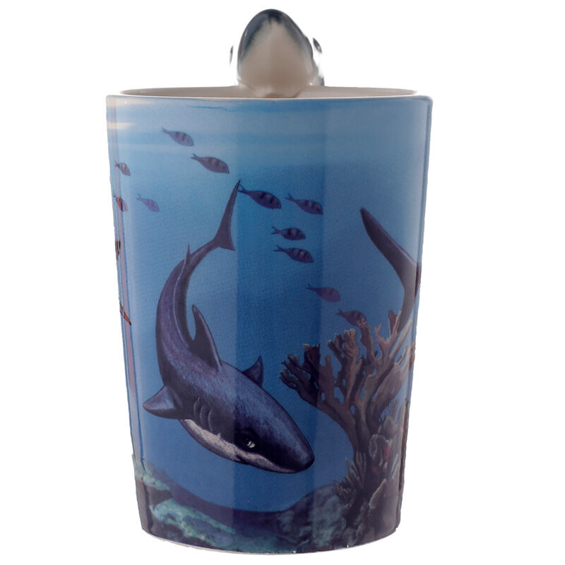 Shaped Handle Ceramic Mug - Lisa Parker Shark