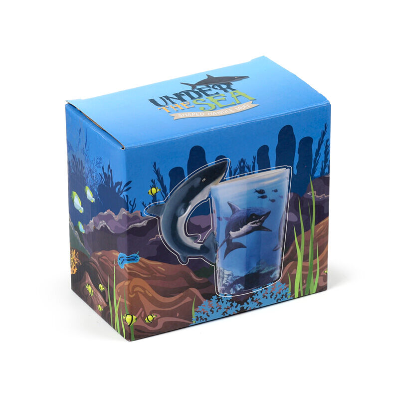 Shaped Handle Ceramic Mug - Lisa Parker Shark