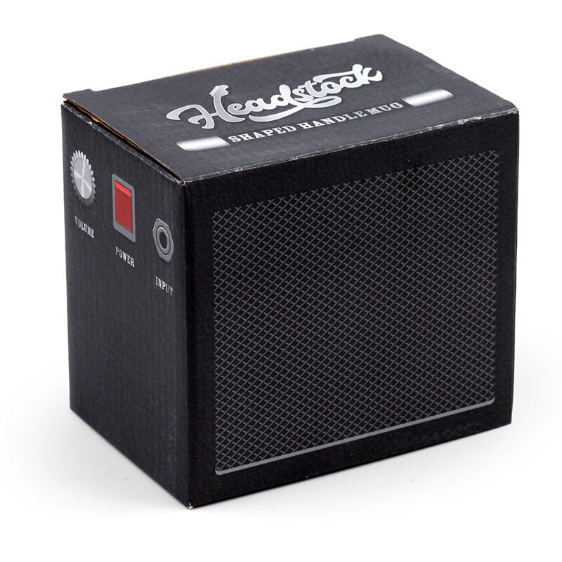 Shaped Handle Ceramic Mug - Headstock Rock Guitar