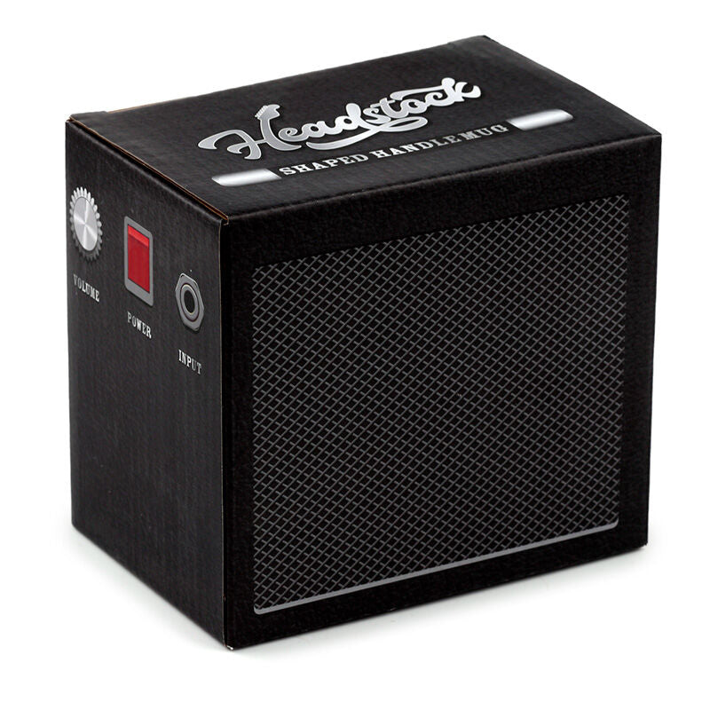 Shaped Handle Ceramic Mug - Headstock Guitar