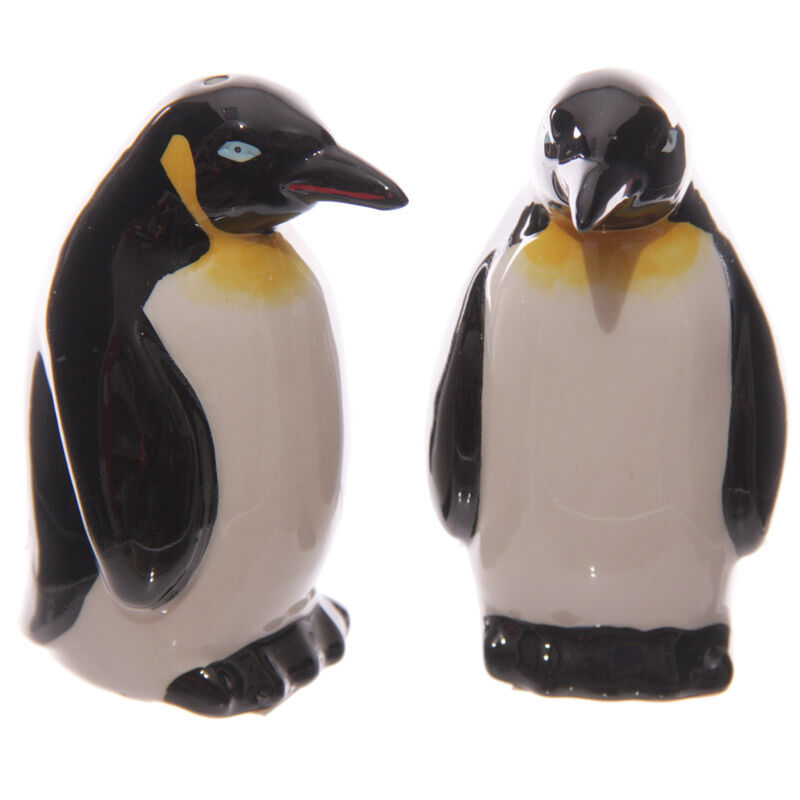 Ceramic Salt & Pepper Set - Huddle Penguin