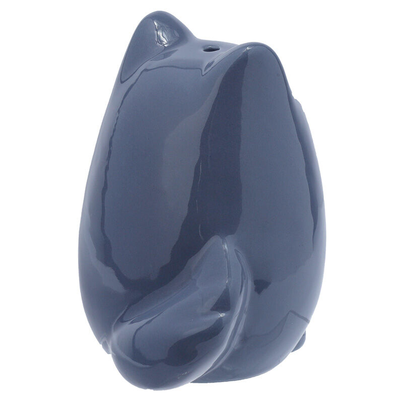 Ceramic Salt & Pepper Set - Feline Fine Black & Grey Cats