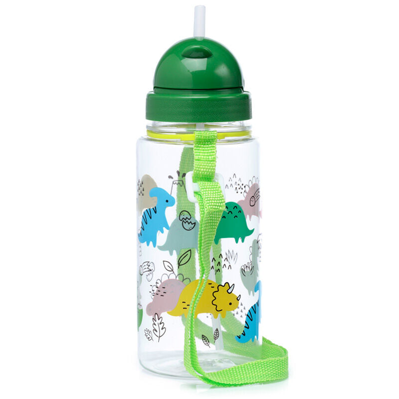 Children's Shatterproof Water Bottle 450ml - Dinosauria Jr