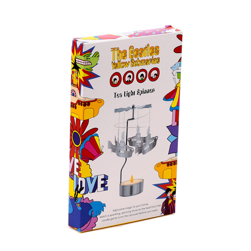 Spinning Tea Light Carousel Candle Holder - The Beatles Yellow Submarine