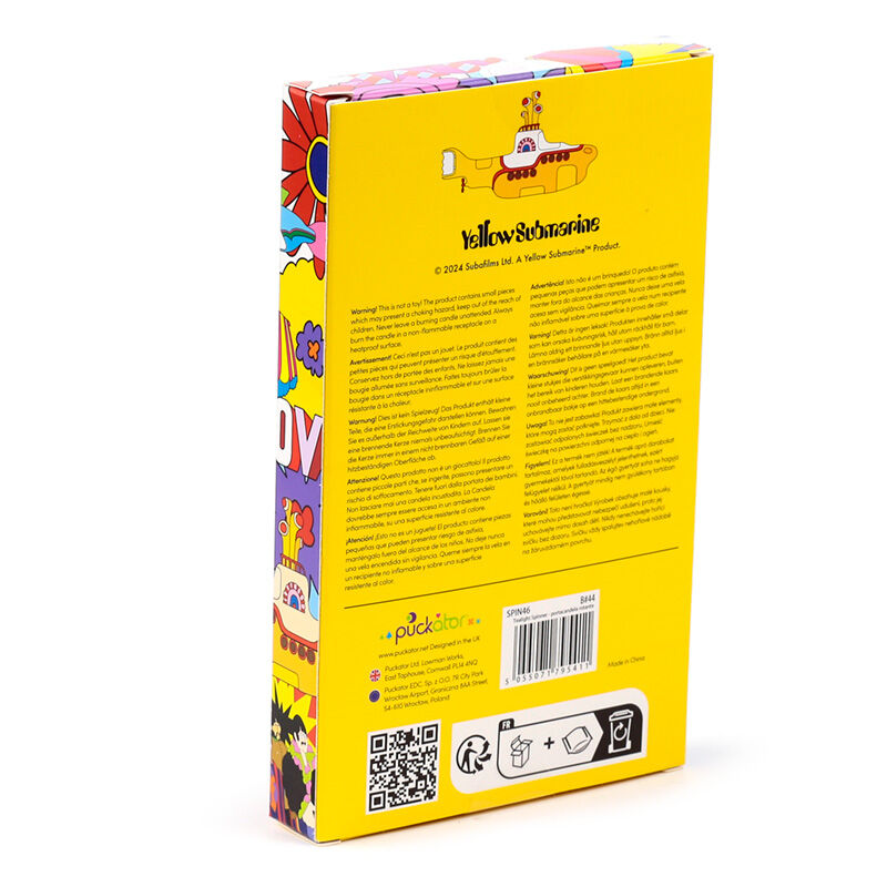 Spinning Tea Light Carousel Candle Holder - The Beatles Yellow Submarine