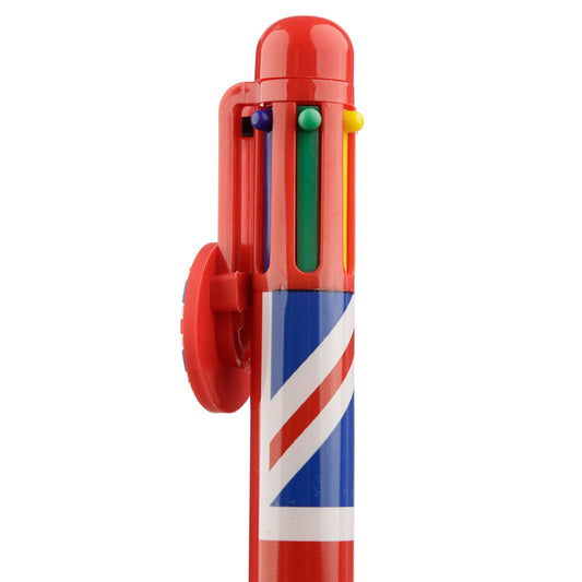Multi Colour Pen (6 Colours) - London Union Jack