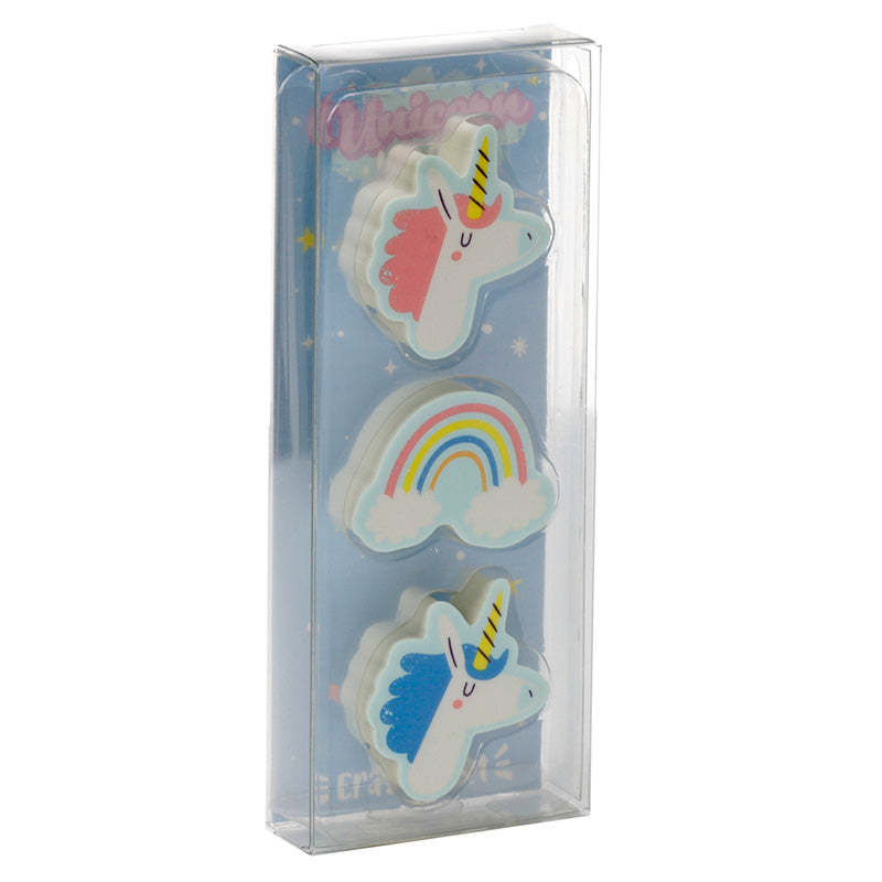 Eraser 3 Piece Set - Unicorn Magic