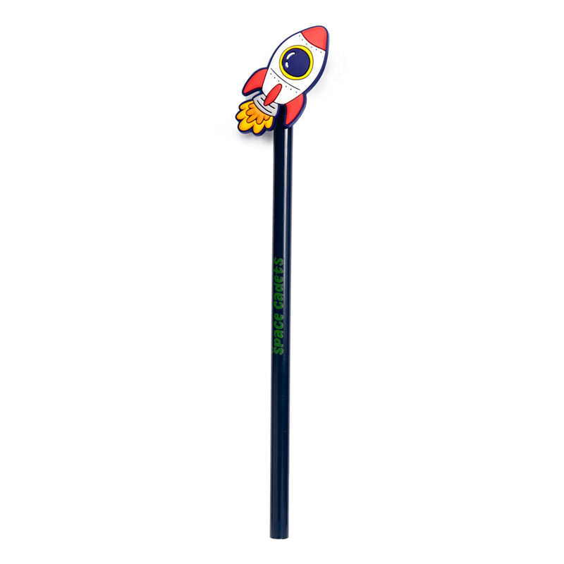 Pencil with PVC Topper - Space Cadet