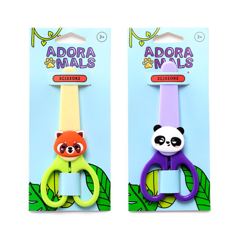 Kids Scissors in Holder with Charm - Adoramals Wild