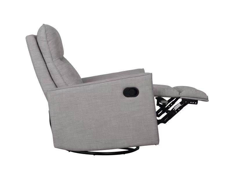 Savannah Swivel Glider Recliner Nursing Chair – Pebble