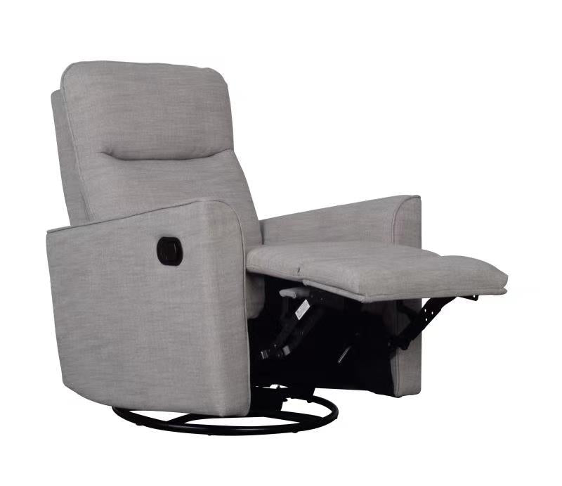 Savannah Swivel Glider Recliner Nursing Chair – Pebble