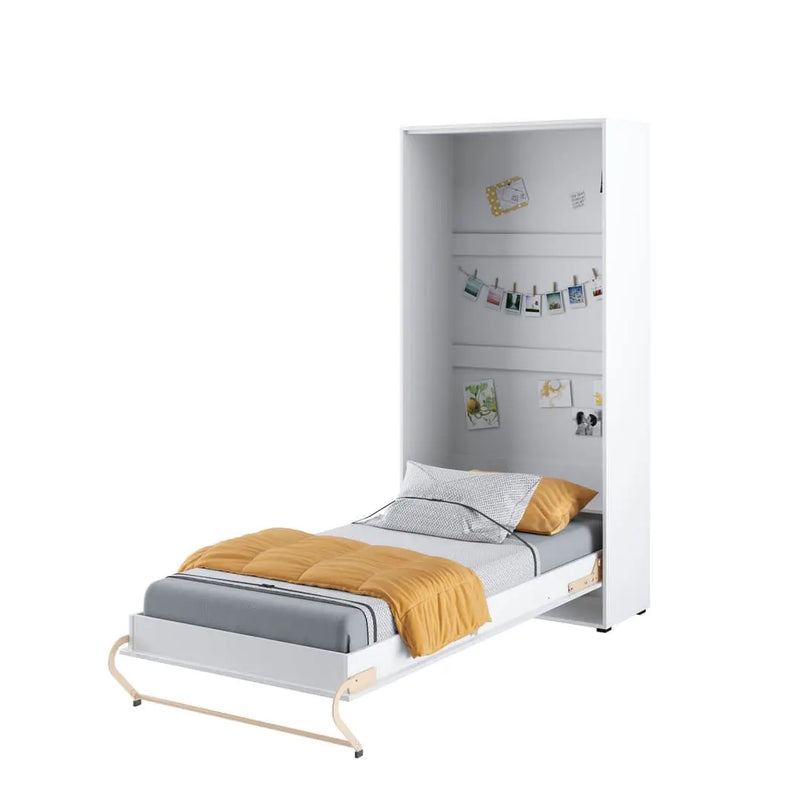 Single (90cm) Vertical Wall Bed (Spring Lift)