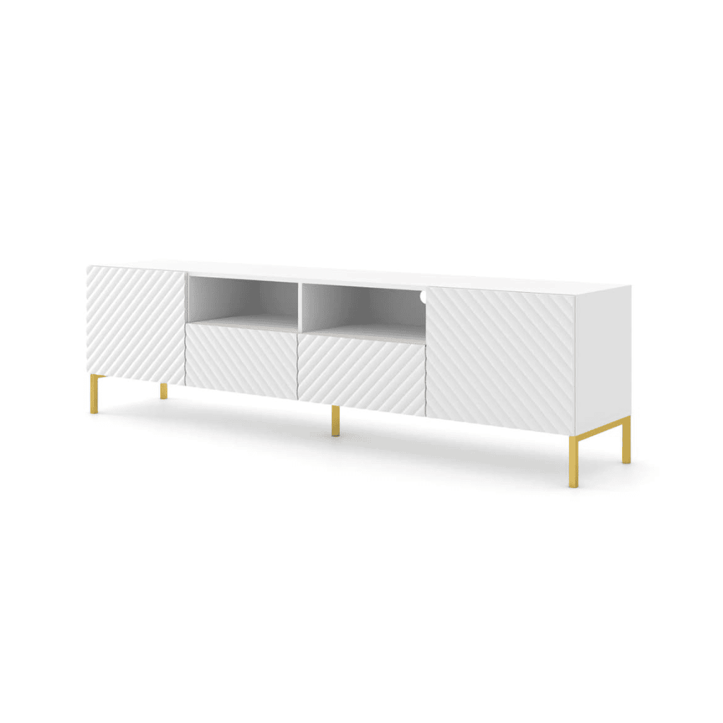 Surf TV Cabinet 200cm - White / Living Room