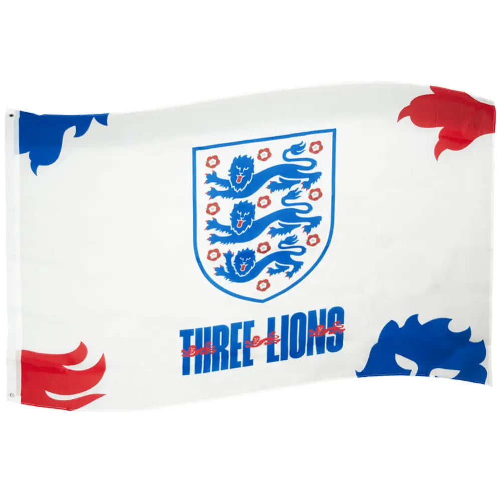 England FA Flag 3 Lions - Flags