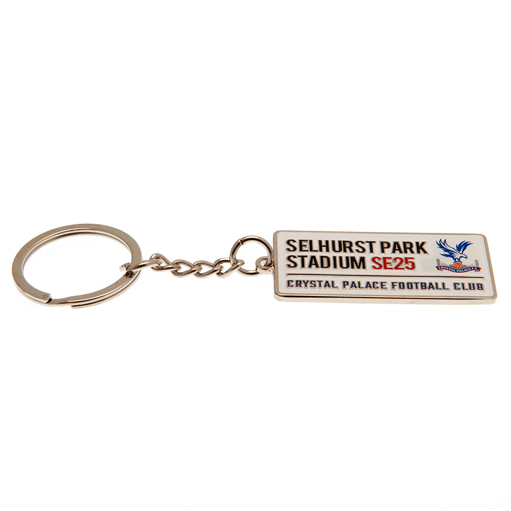 Crystal Palace FC Embossed Street Sign Keyring - Keyrings