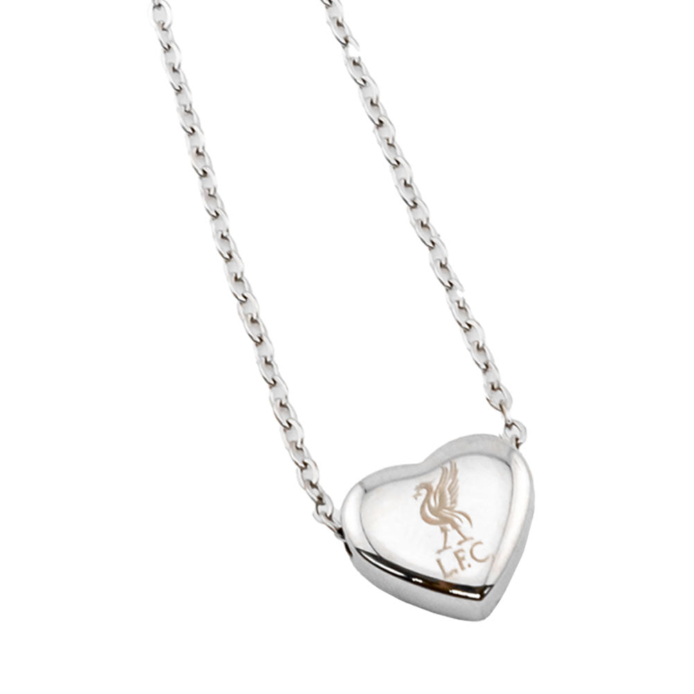Liverpool FC Stainless Steel Heart Necklace - Neckwear