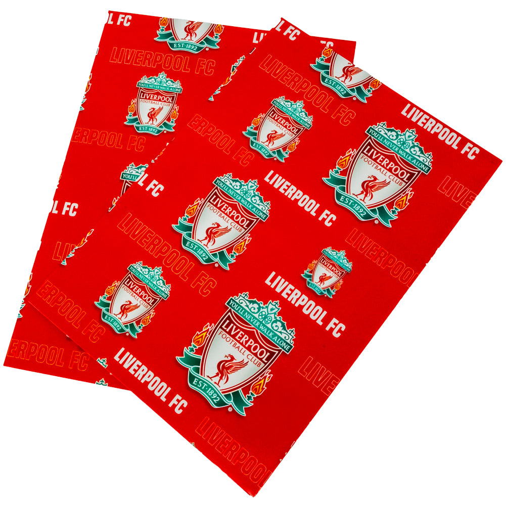 Liverpool FC Text Gift Wrap