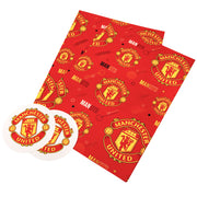 Manchester United FC Text Gift Wrap - Cards &