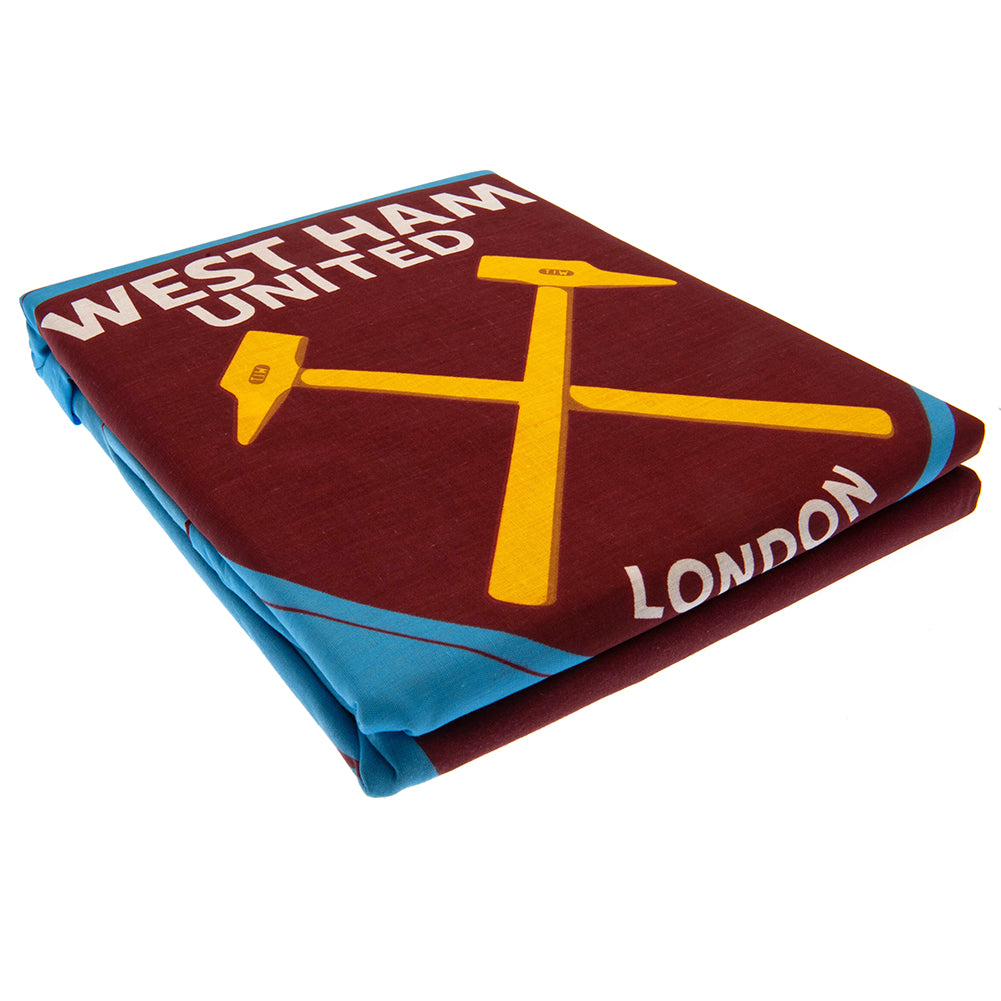 West Ham United FC Single Duvet Set CS - Bed Linen