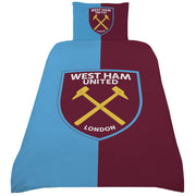 West Ham United FC Single Duvet Set CS - Officially licensed merchandise.