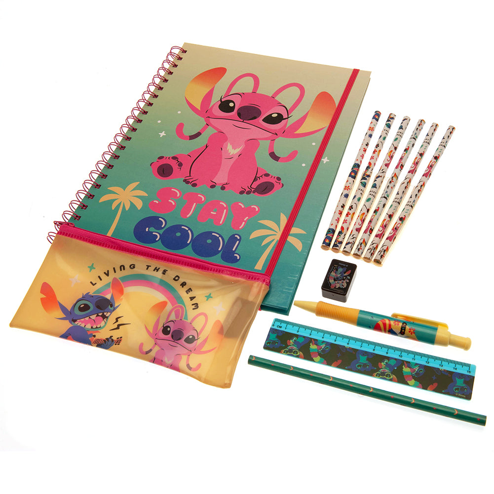 Lilo & Stitch Bumper Stationery Set - Officially licensed merchandise.