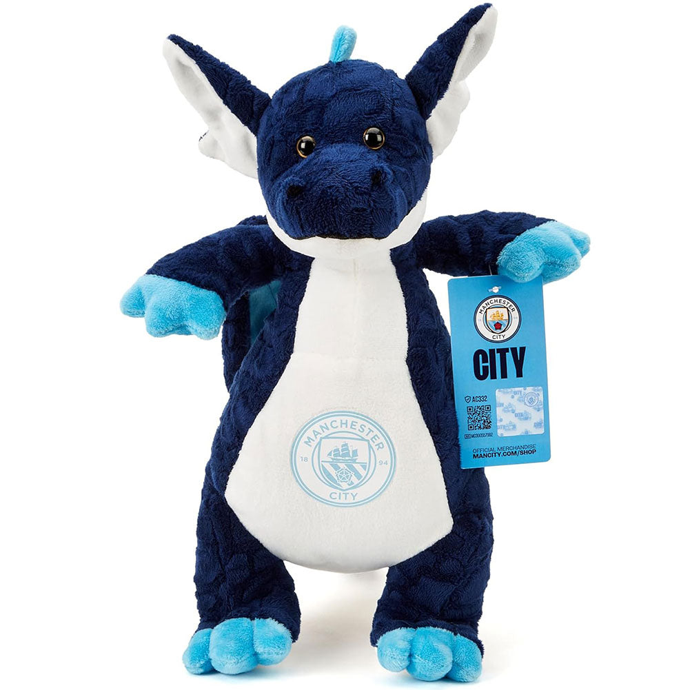 Manchester City FC Plush Dragon - Teddies & Soft Toys