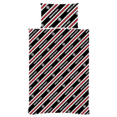 Manchester United FC Core Stripe Single Duvet Set