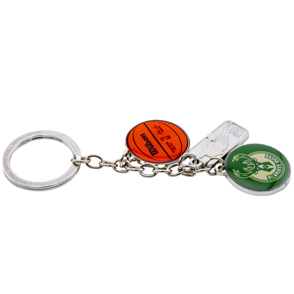 Milwaukee Bucks Charm Keyring - Keyrings