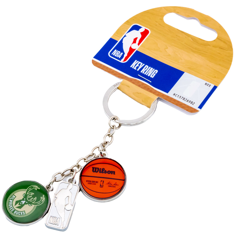 Milwaukee Bucks Charm Keyring - Keyrings