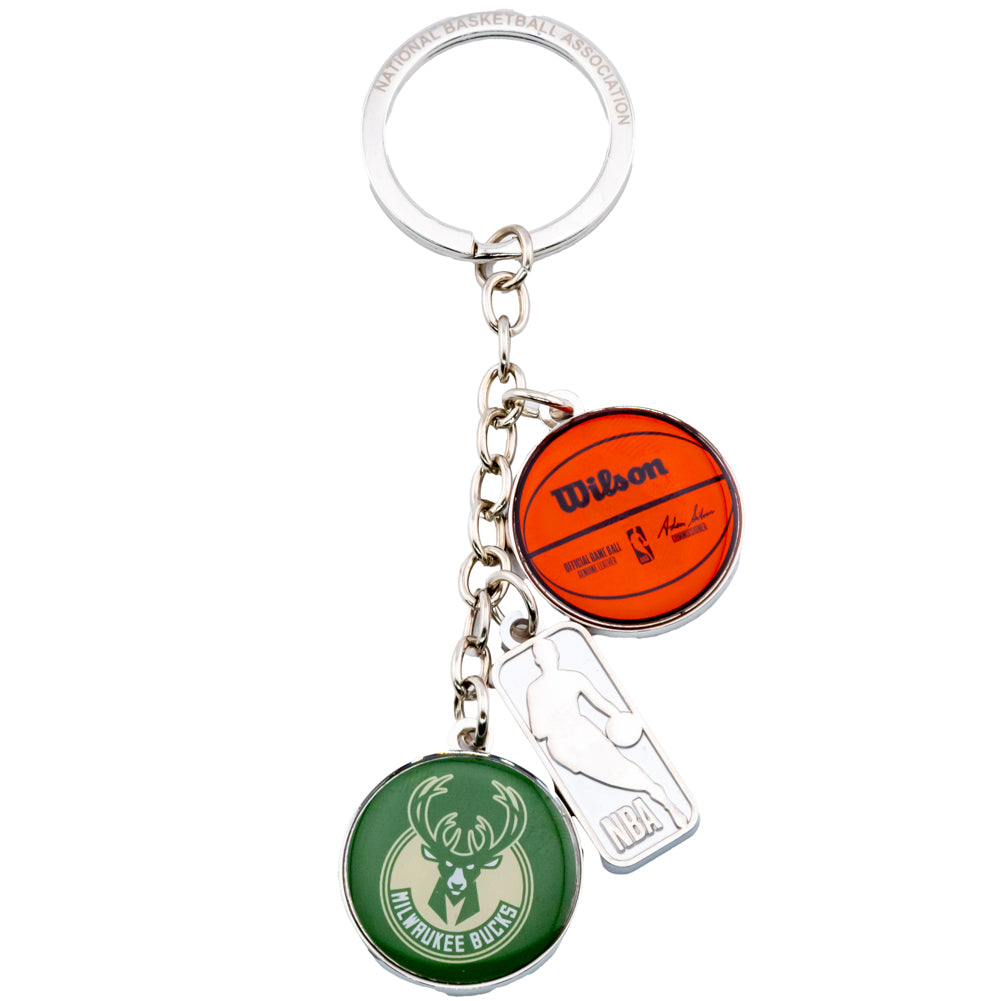 Milwaukee Bucks Charm Keyring - Keyrings