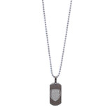 Arsenal FC Matt Finish Dog Tag & Chain