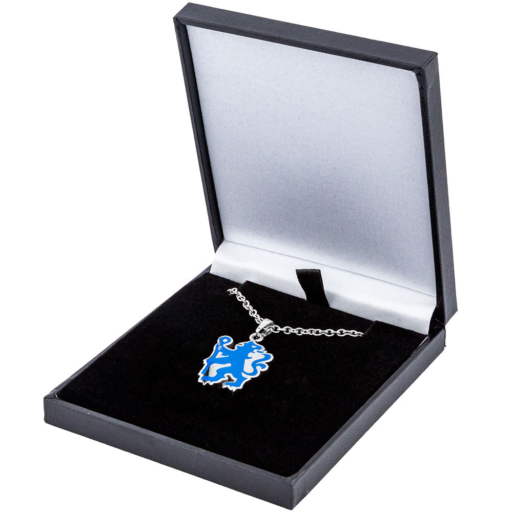 Chelsea FC Colour Lion Pendant & Chain - Neckwear