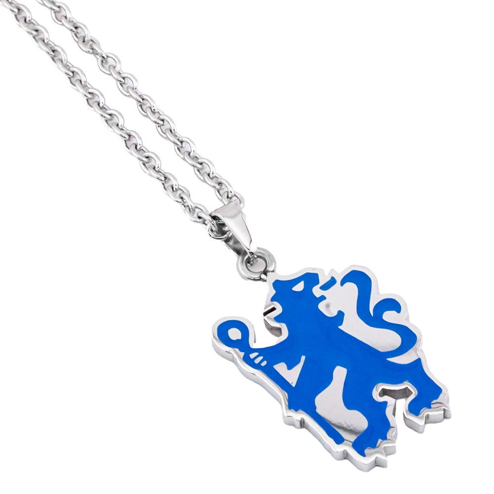 Chelsea FC Colour Lion Pendant & Chain - Neckwear