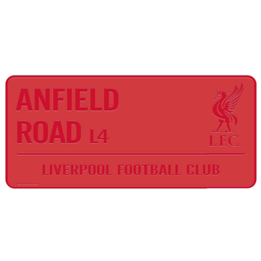 Liverpool FC Red Street Sign–kneepillow.co.uk