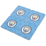 Manchester City FC 4pk Cork Coaster