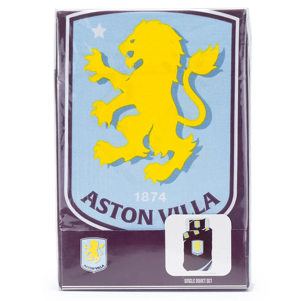 Aston Villa FC Single Duvet Set