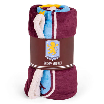 Aston Villa FC Sherpa Fleece Blanket