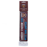 West Ham United FC Colour Window Sign