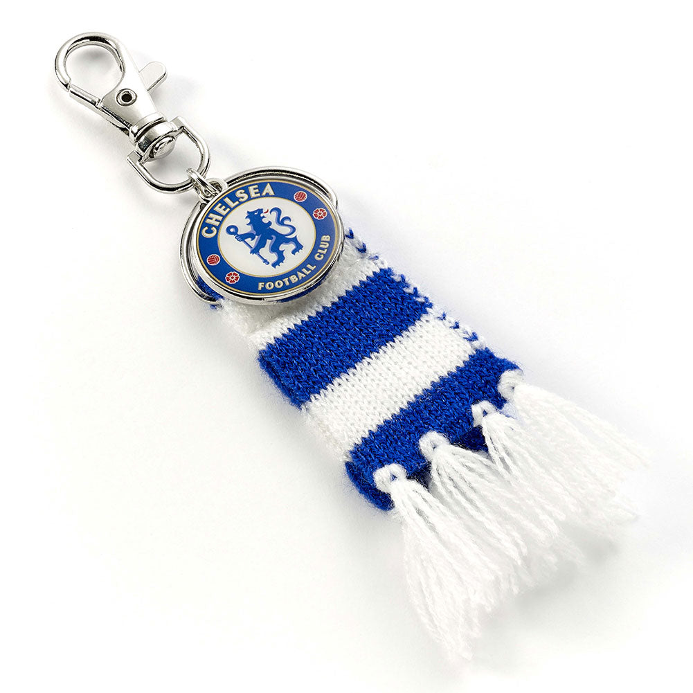 Chelsea FC Blue Bar Scarf Bag Charm Official Licensed Accessory