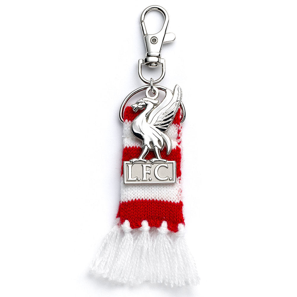 Liverpool FC Red Bar Scarf Bag Charm Official Football Club Accessory