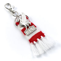 Liverpool FC Red Bar Scarf Bag Charm Official Football Club Accessory