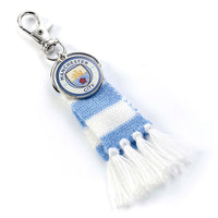 Manchester City FC Blue Bar Scarf Bag Charm Official Merchandise