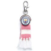 Manchester City FC Pink Bar Scarf Bag Charm Accessory