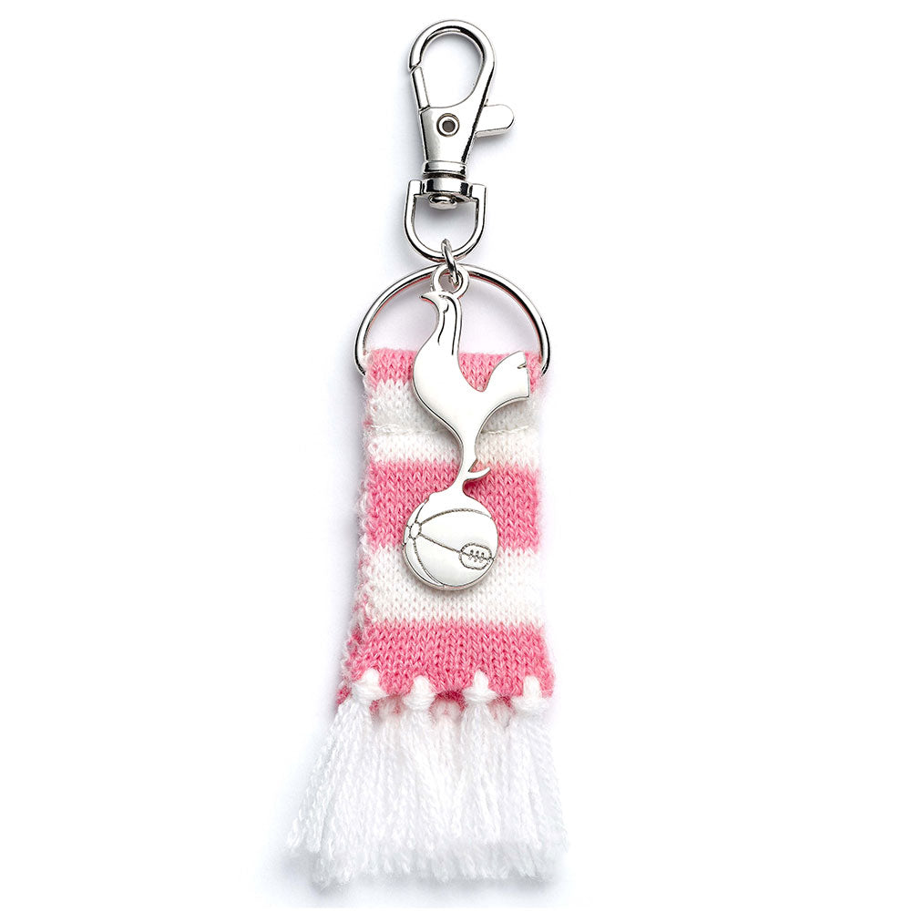 Tottenham Hotspur FC Pink Bar Scarf Bag Charm Accessory