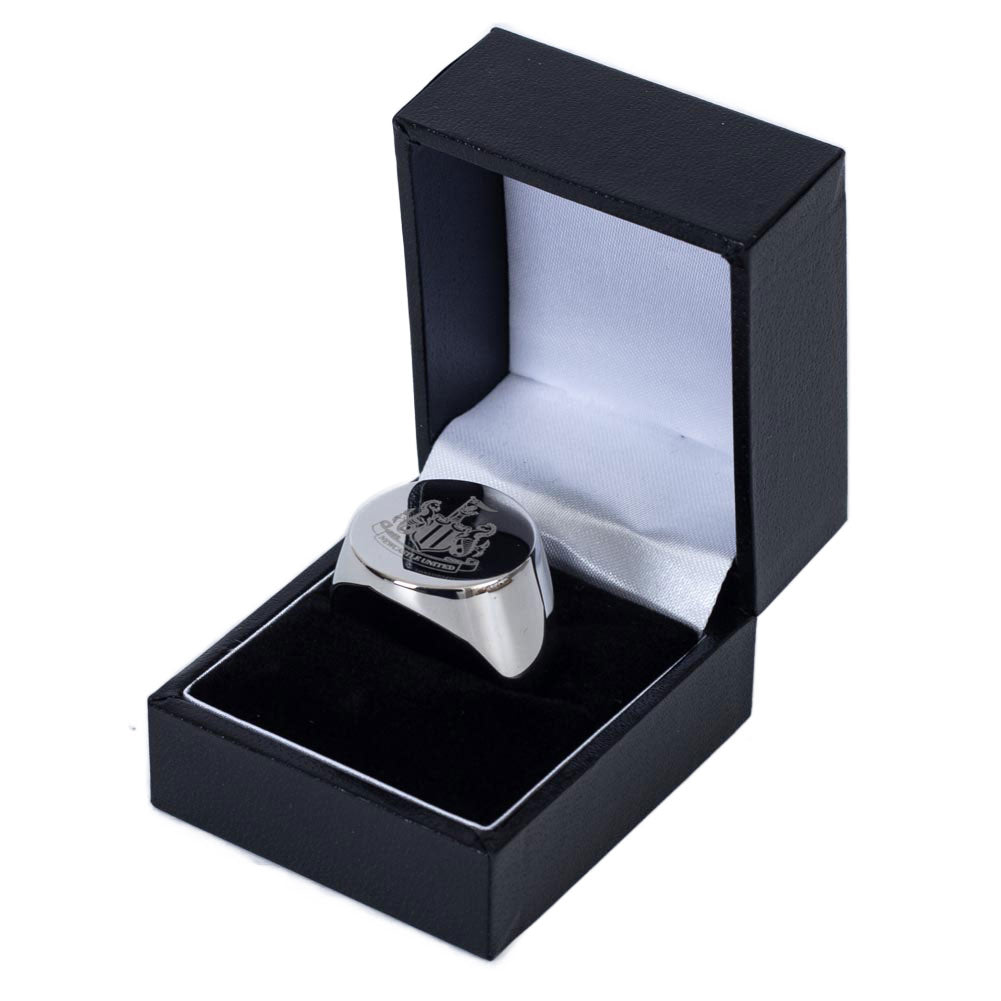 Newcastle United FC Round Signet Ring Small